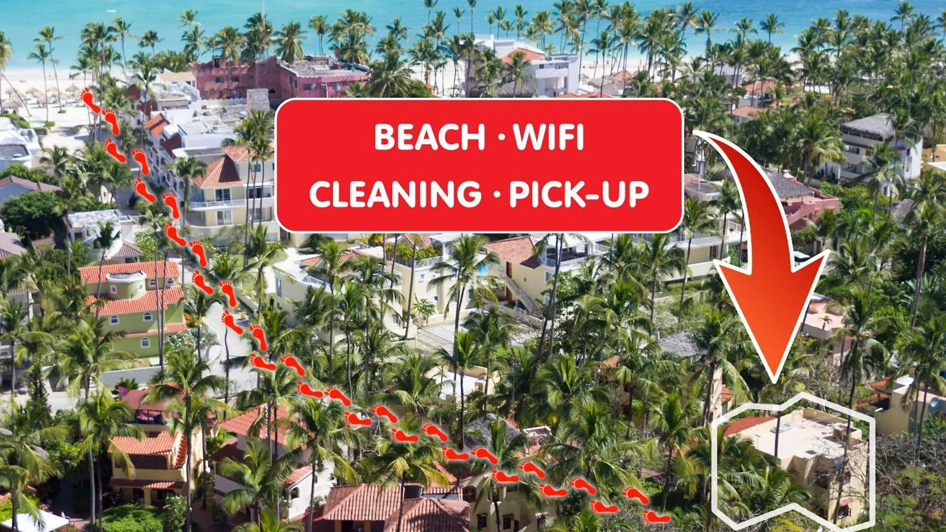 ***** Apart Otel Caribbean Village Playa Los Corales Punta Cana Dominik Cumhuriyeti